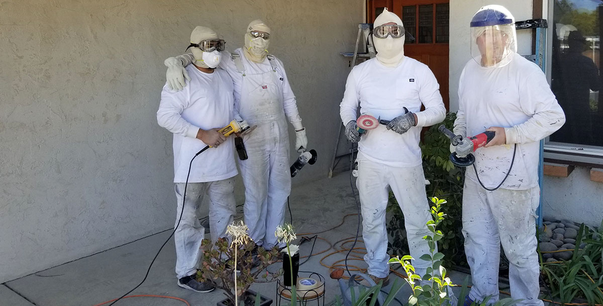 Jennifer Davis Painting crew in San Jose